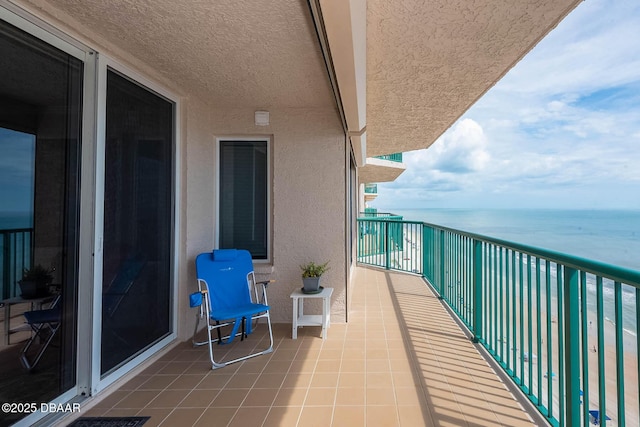 3315 S Atlantic Ave Unit 1606, Daytona Beach Shores, FL 32118 - balcony featuring a water view