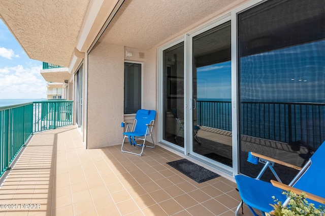 3315 S Atlantic Ave Unit 1606, Daytona Beach Shores, FL 32118 - balcony with a water view