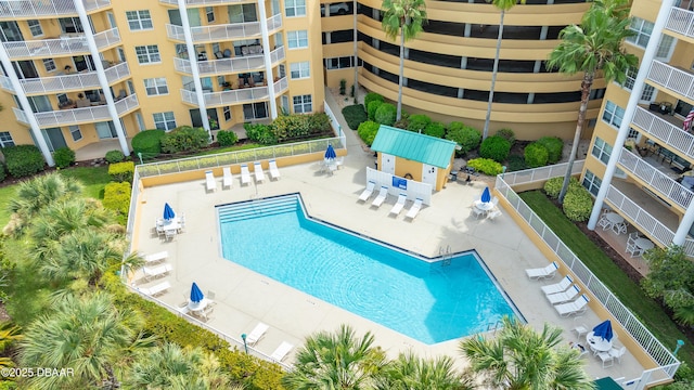 4650 Links Village Dr Unit C402, Ponce Inlet, FL 32127 - community pool featuring a patio