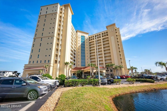 view of property featuring a water view