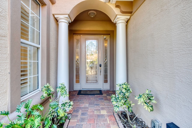 view of property entrance