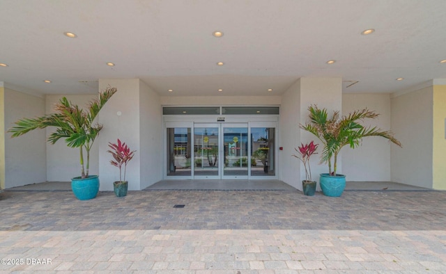 1909 S Atlantic Ave Unit 213, Daytona Beach, FL 32118 - entrance to property featuring stucco siding