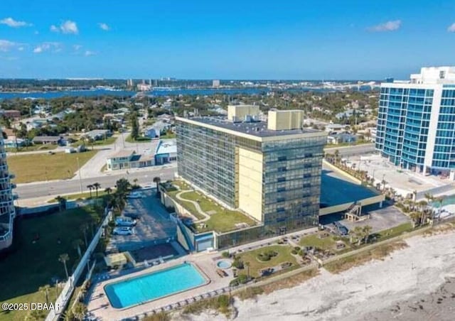 1909 S Atlantic Ave Unit 213, Daytona Beach, FL 32118 - view of urban area featuring a pool