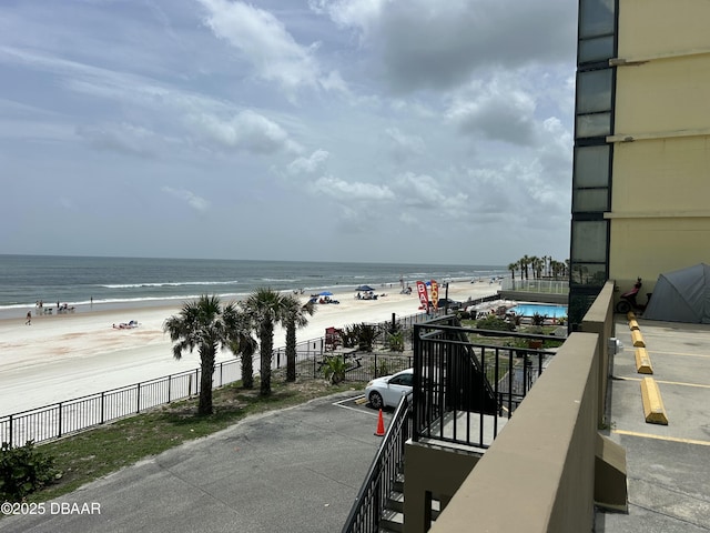 1909 S Atlantic Ave Unit 213, Daytona Beach, FL 32118 - water view featuring nearby beach