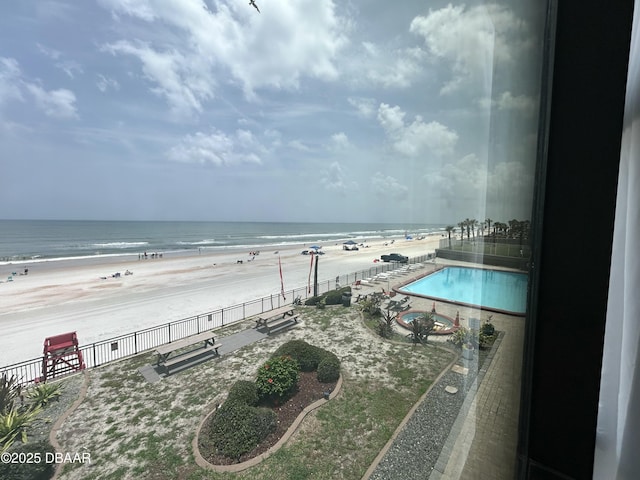 1909 S Atlantic Ave Unit 213, Daytona Beach, FL 32118 - water view featuring local beach