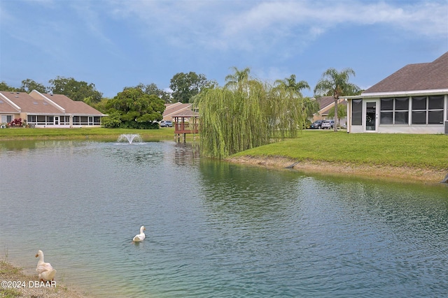 property view of water