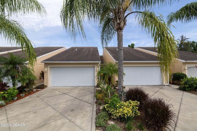 ranch-style house with a garage