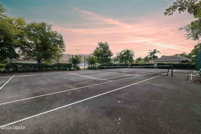 view of tennis court