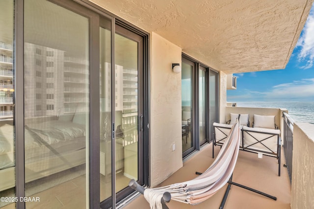 2947 S Atlantic Ave Unit 601, Daytona Beach, FL 32118 - balcony with a water view