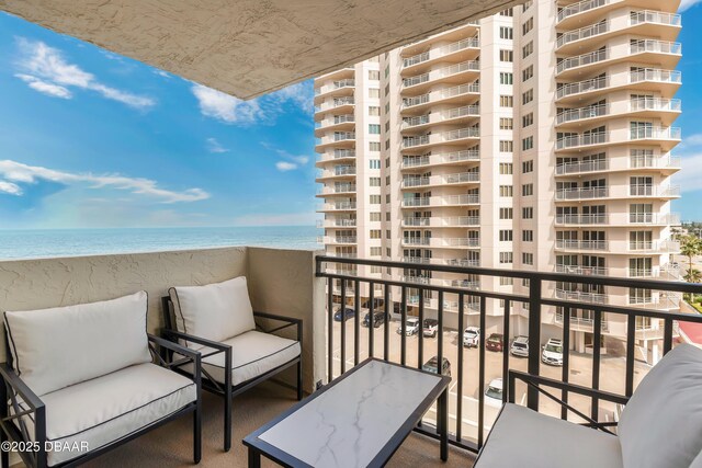 2947 S Atlantic Ave Unit 601, Daytona Beach, FL 32118 - balcony with a water view