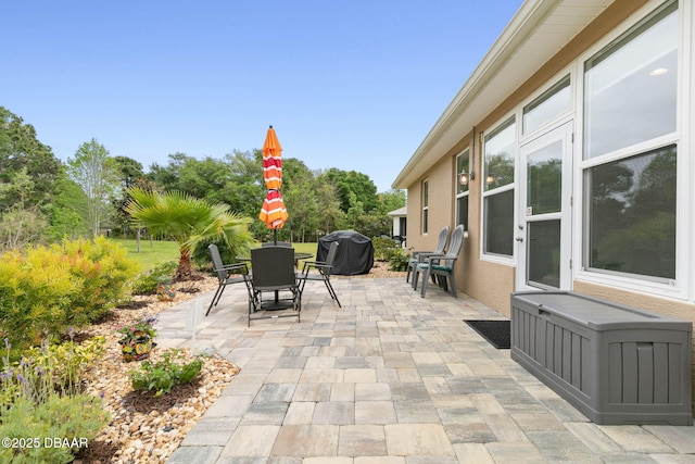 view of patio / terrace with outdoor dining space