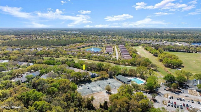 3356 Newbliss Cir, Ormond Beach, FL 32174 - aerial view featuring a water view