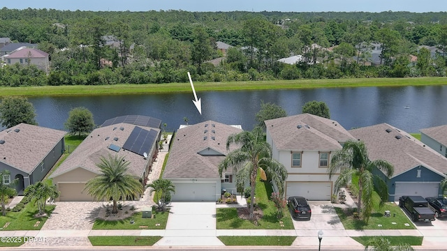 551 Armoyan Way, New Smyrna Beach, FL 32168 - aerial perspective of suburban area featuring a nearby body of water and a heavily wooded area