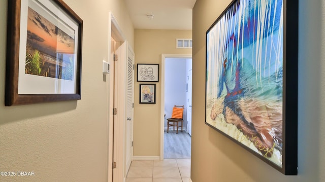 551 Armoyan Way, New Smyrna Beach, FL 32168 - hall featuring light tile patterned floors