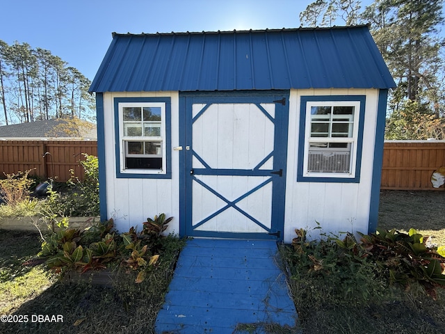 view of outbuilding