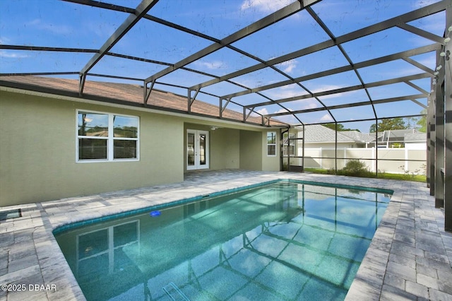 25 Egret Trl, Palm Coast, FL 32164 - view of pool with french doors, a patio, and a lanai