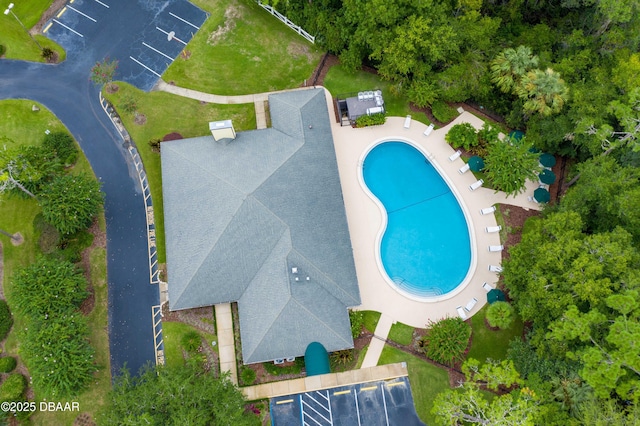 5 Cantilever Ct, Ormond Beach, FL 32174 - aerial view of a pool