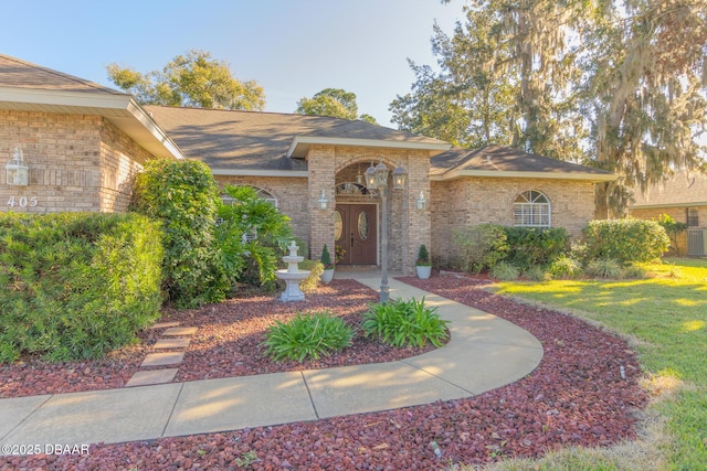 view of ranch-style home