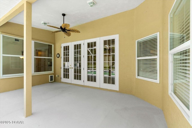 3 Slow Stream Way, Ormond Beach, FL 32174 - unfurnished sunroom featuring french doors