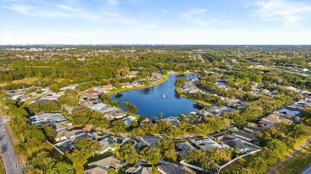 1589 Town Park Dr, Port Orange, FL 32129 - bird's eye view featuring a water view