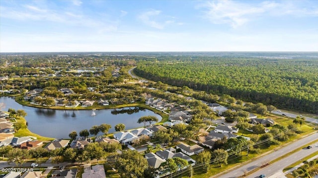 1589 Town Park Dr, Port Orange, FL 32129 - drone / aerial view featuring a water view