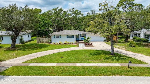 556 N Beach St, Ormond Beach, FL 32174 - view of front facade with driveway, a garage, and stucco siding