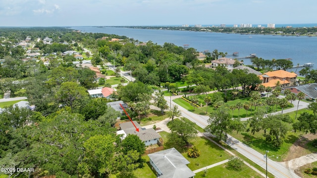 556 N Beach St, Ormond Beach, FL 32174 - aerial view of residential area with a nearby body of water