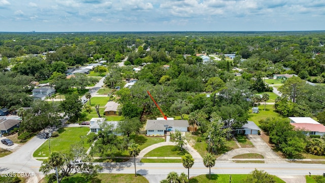 556 N Beach St, Ormond Beach, FL 32174 - aerial view of residential area with a forest