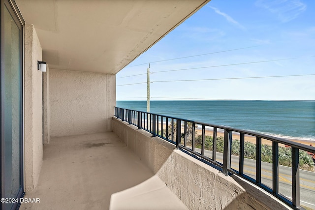 3370 Ocean Shore Blvd Unit 404B, Ormond Beach, FL 32176 - balcony with a water view