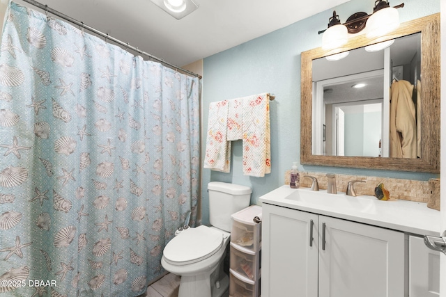 2987 S Atlantic Ave Unit 303, Daytona Beach, FL 32118 - bathroom featuring vanity and a shower with curtain