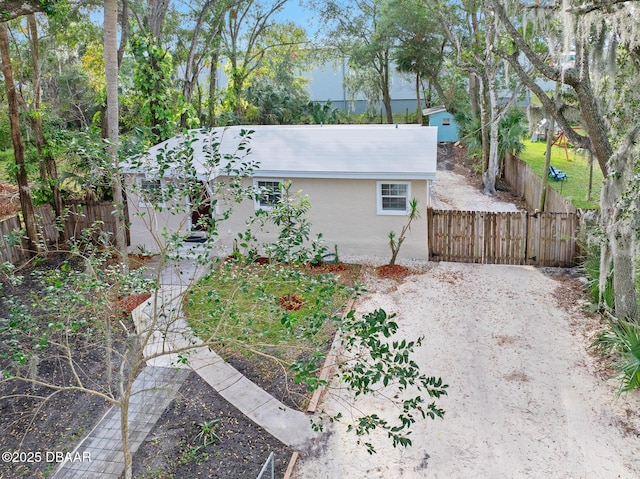 view of home's exterior