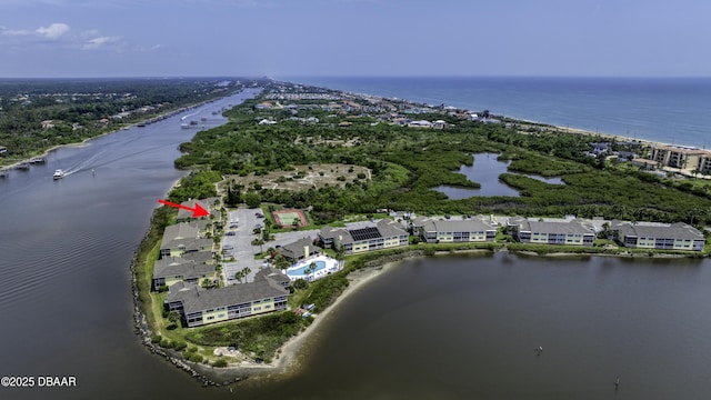 1101 Ocean Marina Dr Unit 201, Flagler Beach, FL 32136 - drone / aerial view of a large body of water