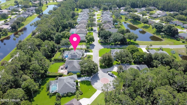 30 Bay Ct, Ormond Beach, FL 32174 - aerial view of residential area with a nearby body of water