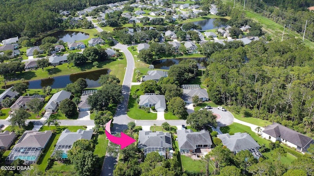 30 Bay Ct, Ormond Beach, FL 32174 - aerial overview of property's location featuring a large body of water and nearby suburban area