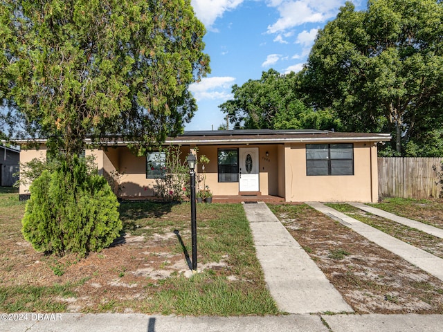 view of front of property with covered porch