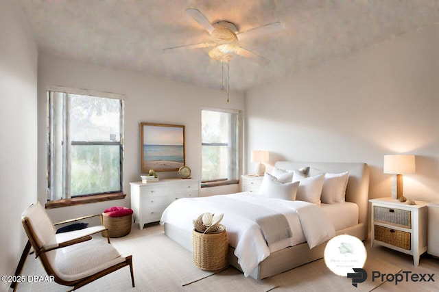 1260 Charter Oaks Cir, Holly Hill, FL 32117 - bedroom featuring ceiling fan