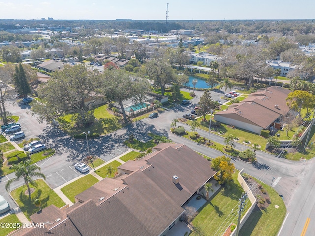 1260 Charter Oaks Cir, Holly Hill, FL 32117 - birds eye view of property featuring a water view