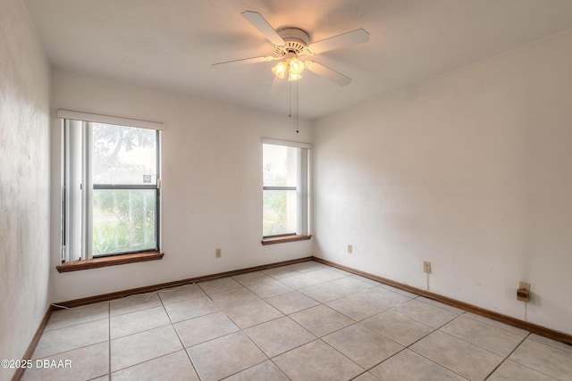 1260 Charter Oaks Cir, Holly Hill, FL 32117 - spare room with ceiling fan