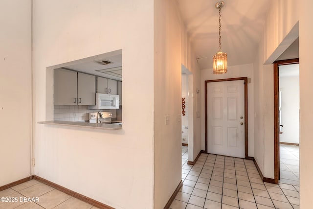 1260 Charter Oaks Cir, Holly Hill, FL 32117 - foyer entrance with light tile patterned floors