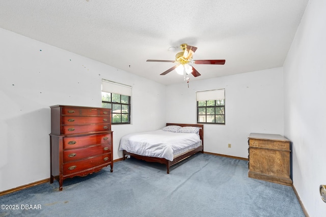 1 River Bluff Ct, Ormond Beach, FL 32174 - bedroom with carpet floors and a ceiling fan