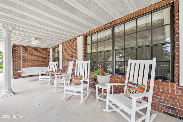 1 River Bluff Ct, Ormond Beach, FL 32174 - view of covered porch