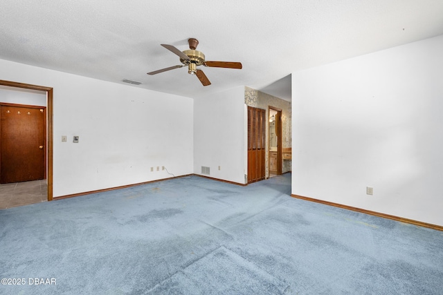 1 River Bluff Ct, Ormond Beach, FL 32174 - spare room featuring ceiling fan and carpet flooring
