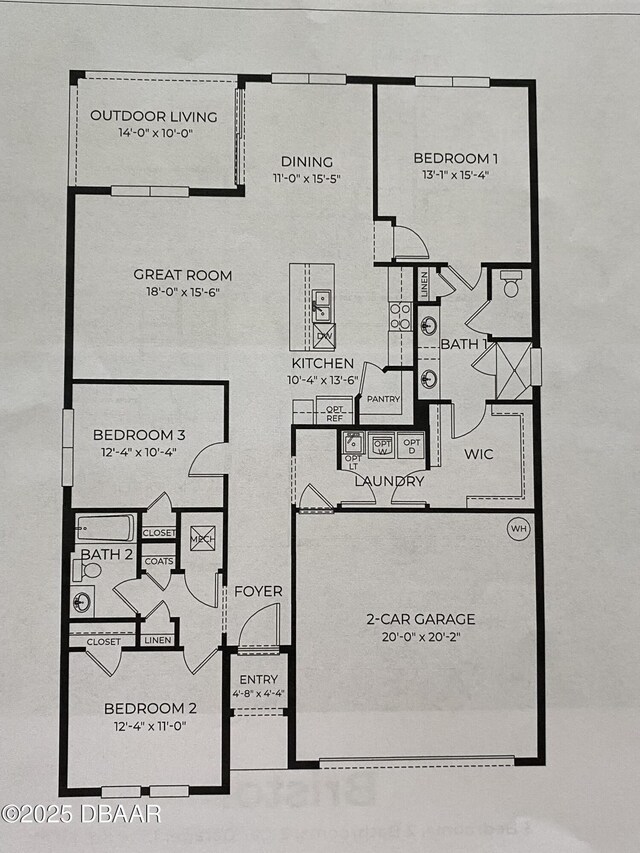 1601 Delphi Way, New Smyrna Beach, FL 32168 - view of home floor plan