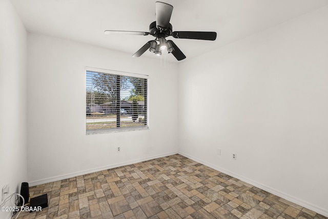1197 Stillwood Ct, Port Orange, FL 32129 - empty room with baseboards and ceiling fan