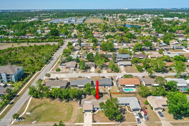1197 Stillwood Ct, Port Orange, FL 32129 - bird's eye view with a water view and a residential view