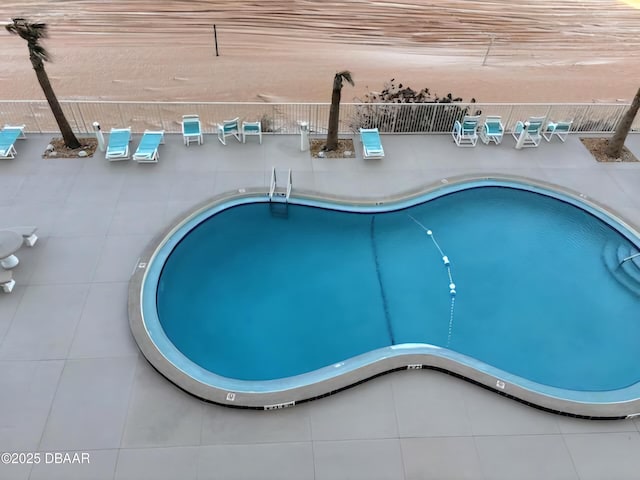 view of pool