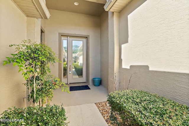 view of entrance to property