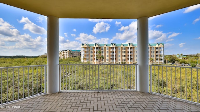 view of patio / terrace featuring a balcony