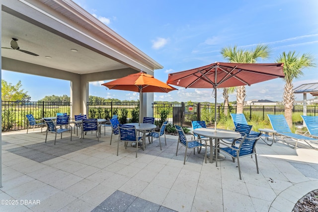 view of patio