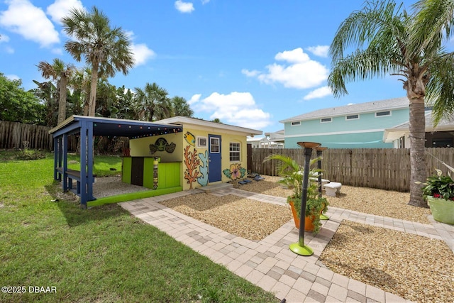 1942 N Daytona Ave, Flagler Beach, FL 32136 - view of yard featuring an outbuilding